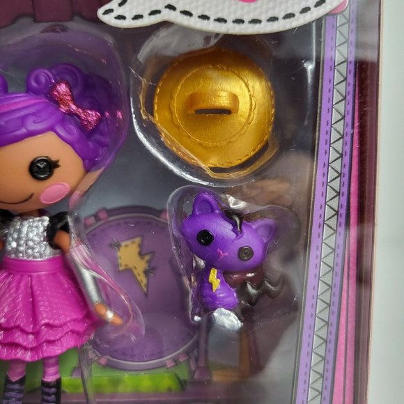 Mini Lalaloopsy Figure Doll Storm E. Sky 3" Accessories Rocking Rebel Cat New - Picture 4 of 15